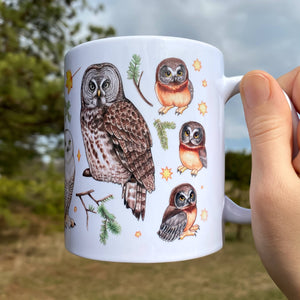 Owls of the Eastern United States Mug