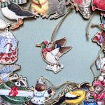 Load image into Gallery viewer, Festive Mallard Wooden Ornament
