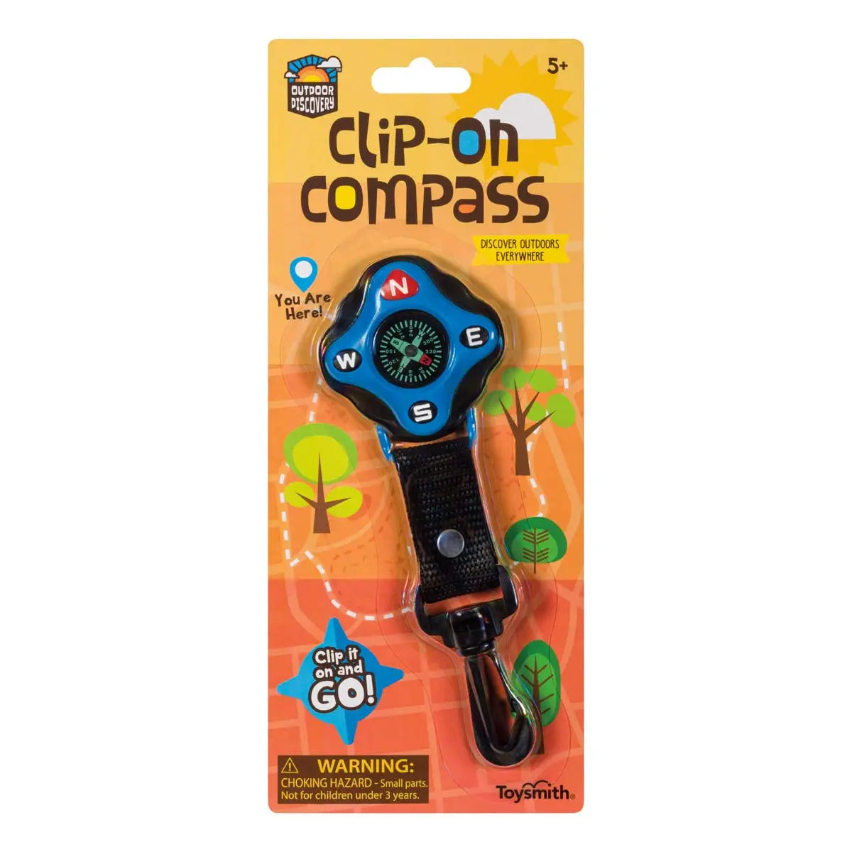 Backyard Exploration Clip-On Compass