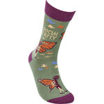 Load image into Gallery viewer, AntiSocial Butterfly Socks
