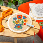 Load image into Gallery viewer, Flower Bouquet Punch Needle
