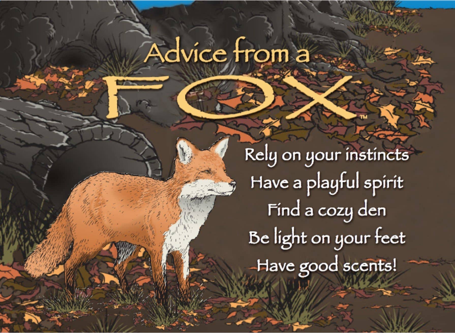 Advice from a Fox Jumbo Magnet