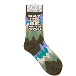 Load image into Gallery viewer, May The Forest Be With You Socks
