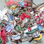 Load image into Gallery viewer, Festive Snake Wooden Ornament
