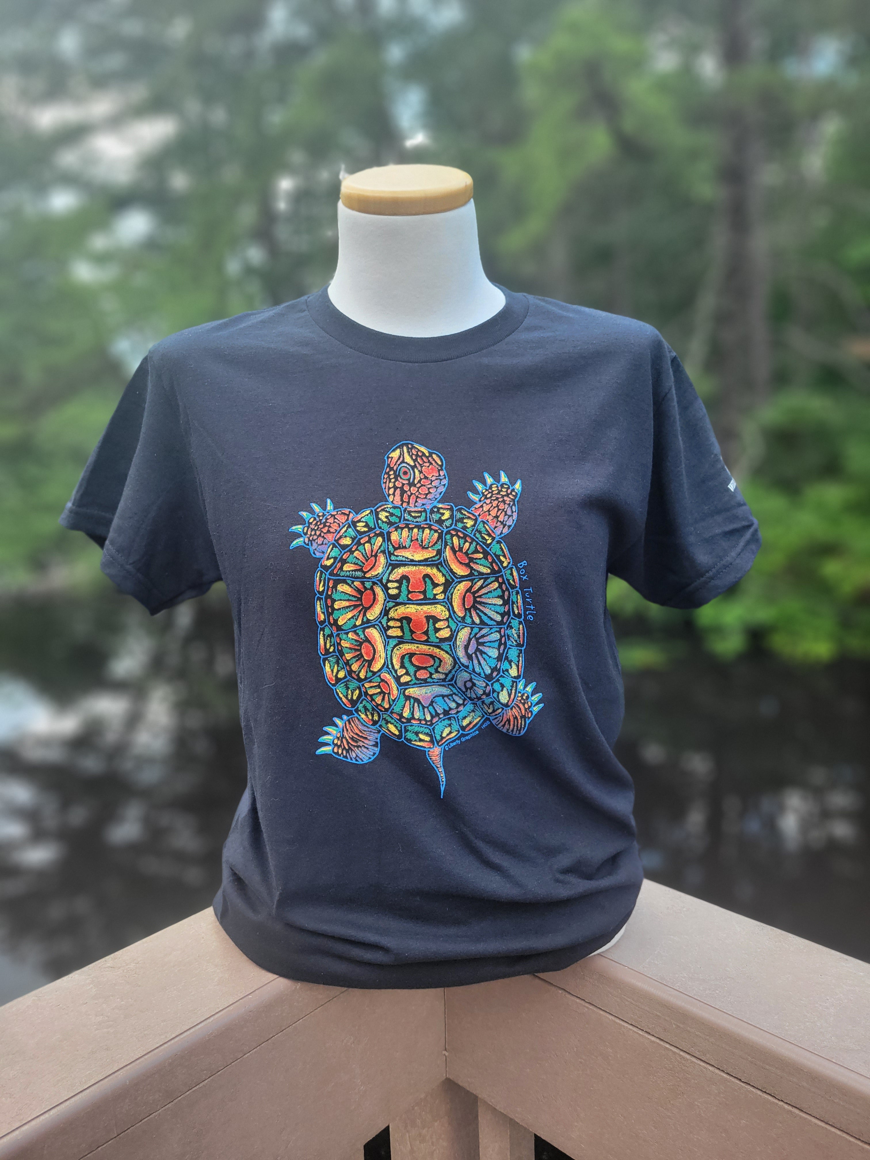Box Turtle Print T-Shirt