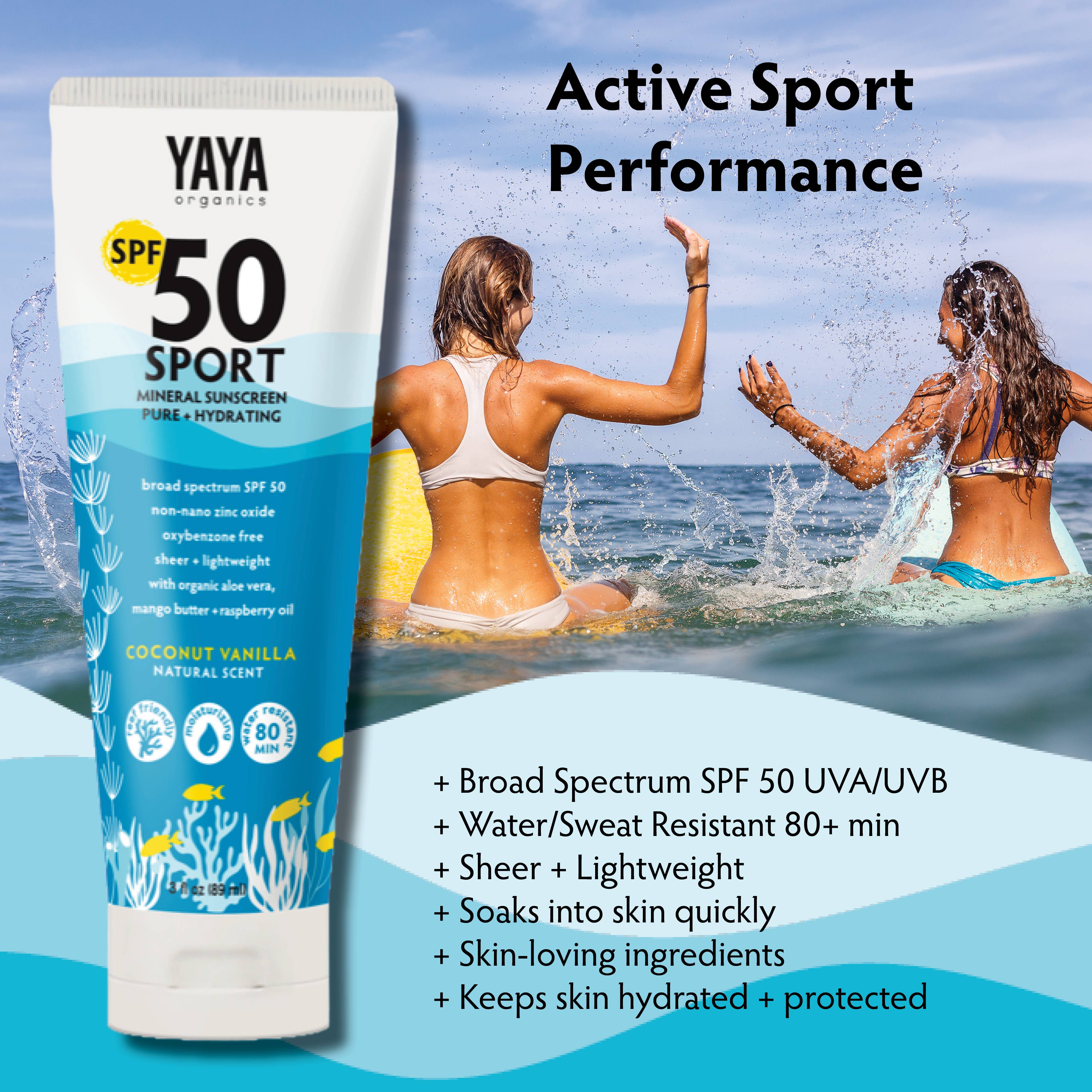 SPORT SPF 50 Pure and Hydrating Mineral Sunscreen