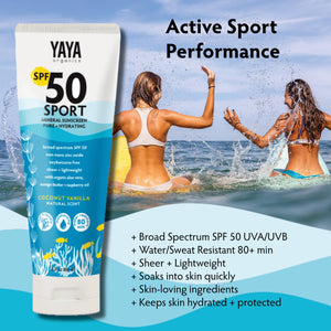 SPORT SPF 50 Pure and Hydrating Mineral Sunscreen
