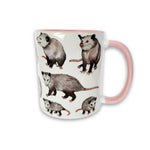 Load image into Gallery viewer, Playful Opossums 11 oz Ceramic Mug
