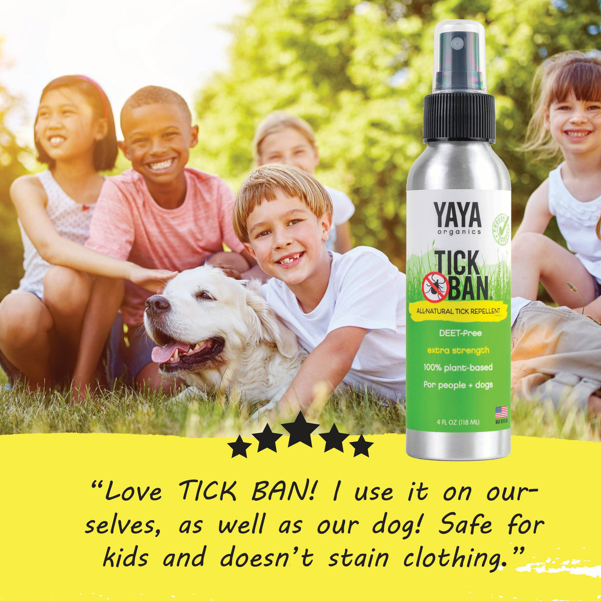 Tick Ban All-Natural Tick Repellent - 4 oz. – Woodford Cedar Run ...