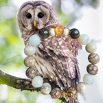 Load image into Gallery viewer, Barred Owl Bracelet
