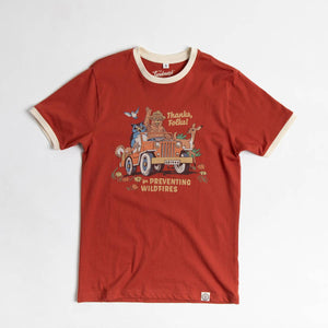 Thanks, Folks for Preventing Wildfires Unisex Short Sleeve
