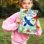 Load image into Gallery viewer, Bugs, Birds &amp; Butterflies Fold-Out Coloring Book
