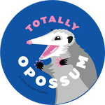 Load image into Gallery viewer, &quot;Totally Opossum&quot; Button
