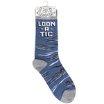 Load image into Gallery viewer, Loon-A-Tic Socks
