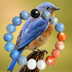 Load image into Gallery viewer, Eastern Bluebird Bracelet
