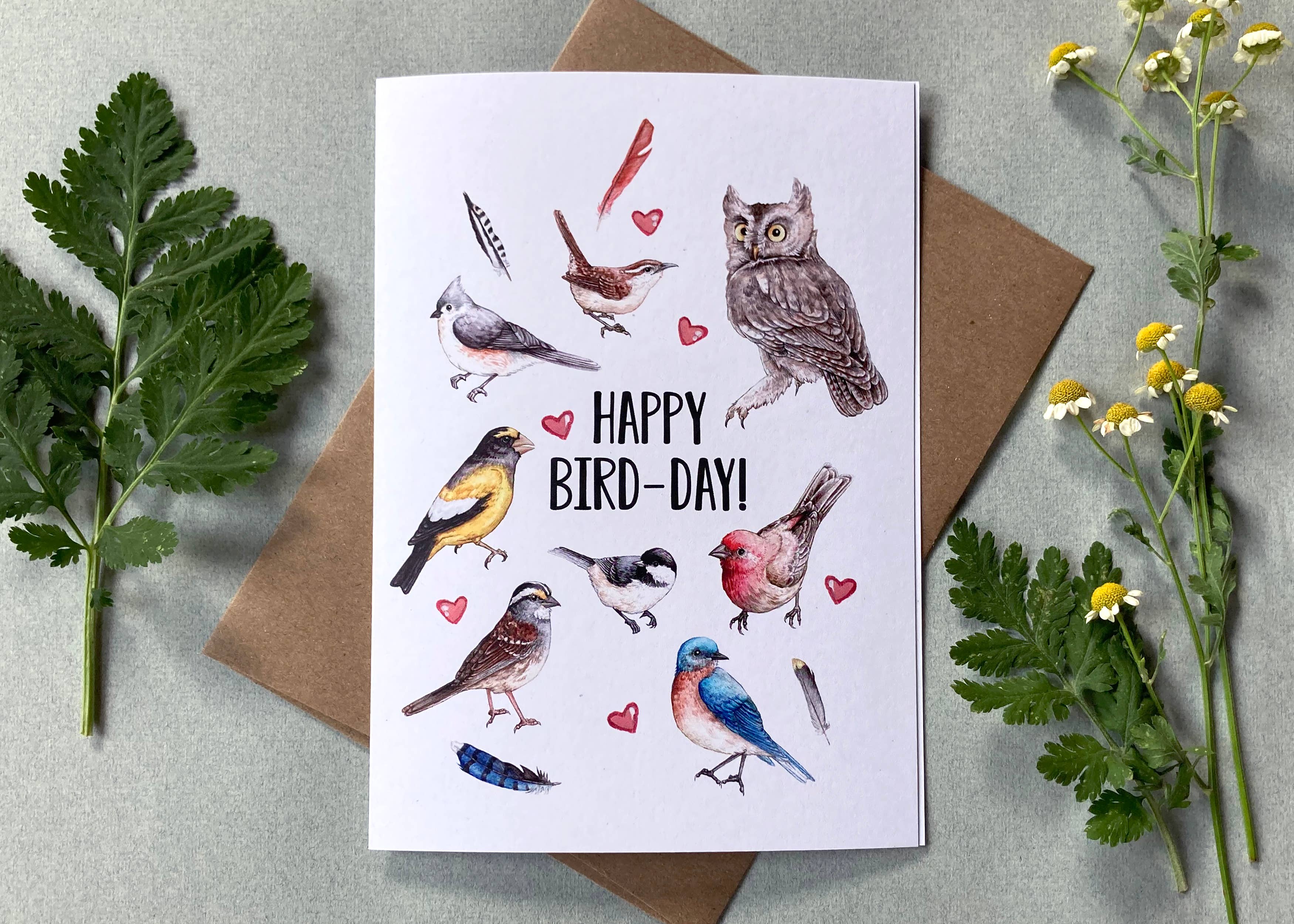 Happy Bird-day! - Birthday Card