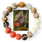 Load image into Gallery viewer, Red-Tailed Hawk Bracelet
