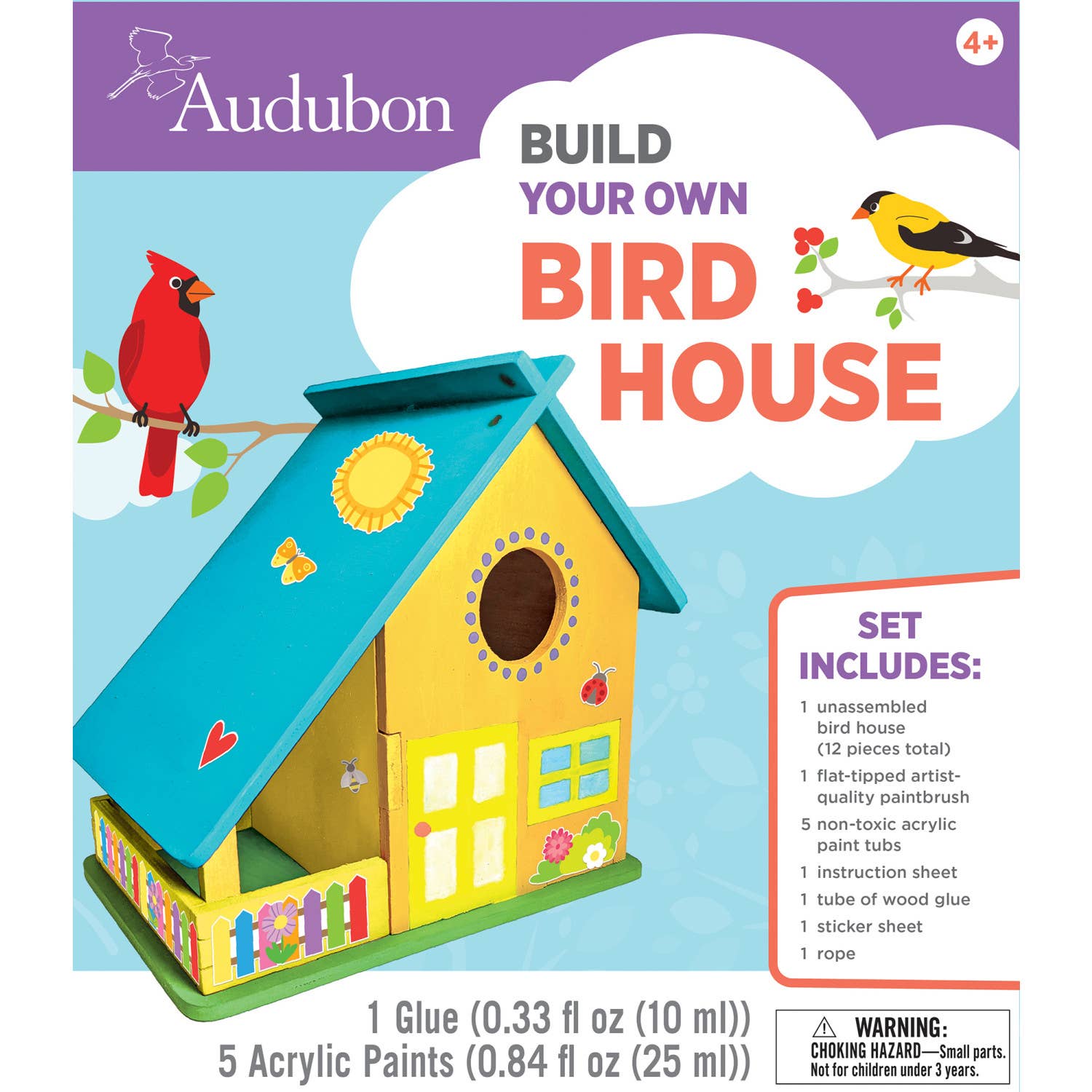 Audubon - Birdhouse Wood Craft Set