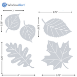 Load image into Gallery viewer, WindowAlert Leaf Medley Decals
