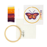 Load image into Gallery viewer, Mini Cross Stitch Embroidery Kit - Butterfly
