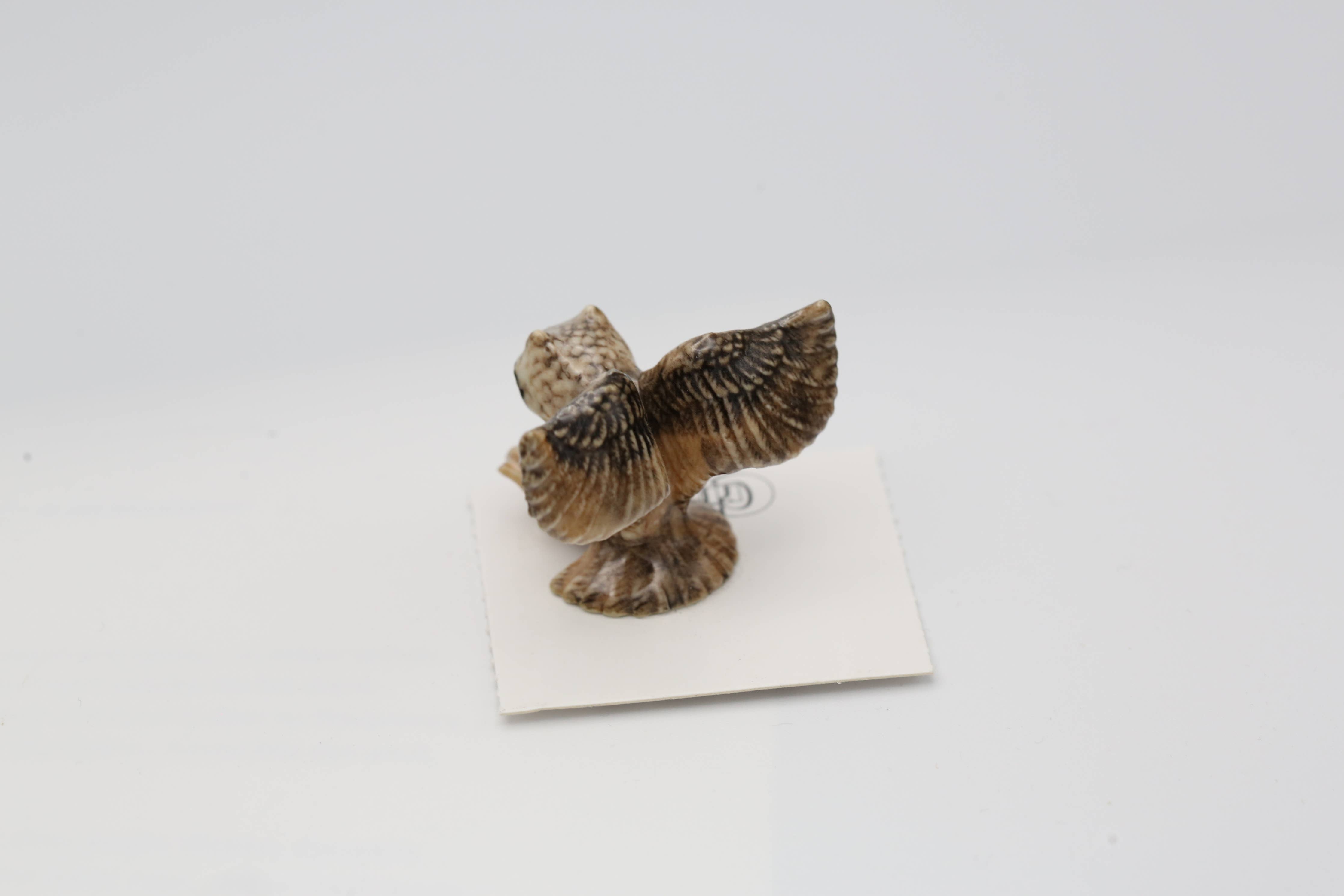 Great Horned Owl Porcelain Miniature