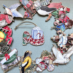 Load image into Gallery viewer, Festive Snake Wooden Ornament
