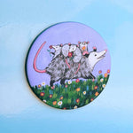 Load image into Gallery viewer, Spring Opossum Magnet
