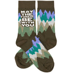 Load image into Gallery viewer, May The Forest Be With You Socks
