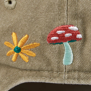 Mushroom and Snail Baseball Cap