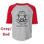 Load image into Gallery viewer, Youth 3/4 Sleeve Cedar Run T-Shirts
