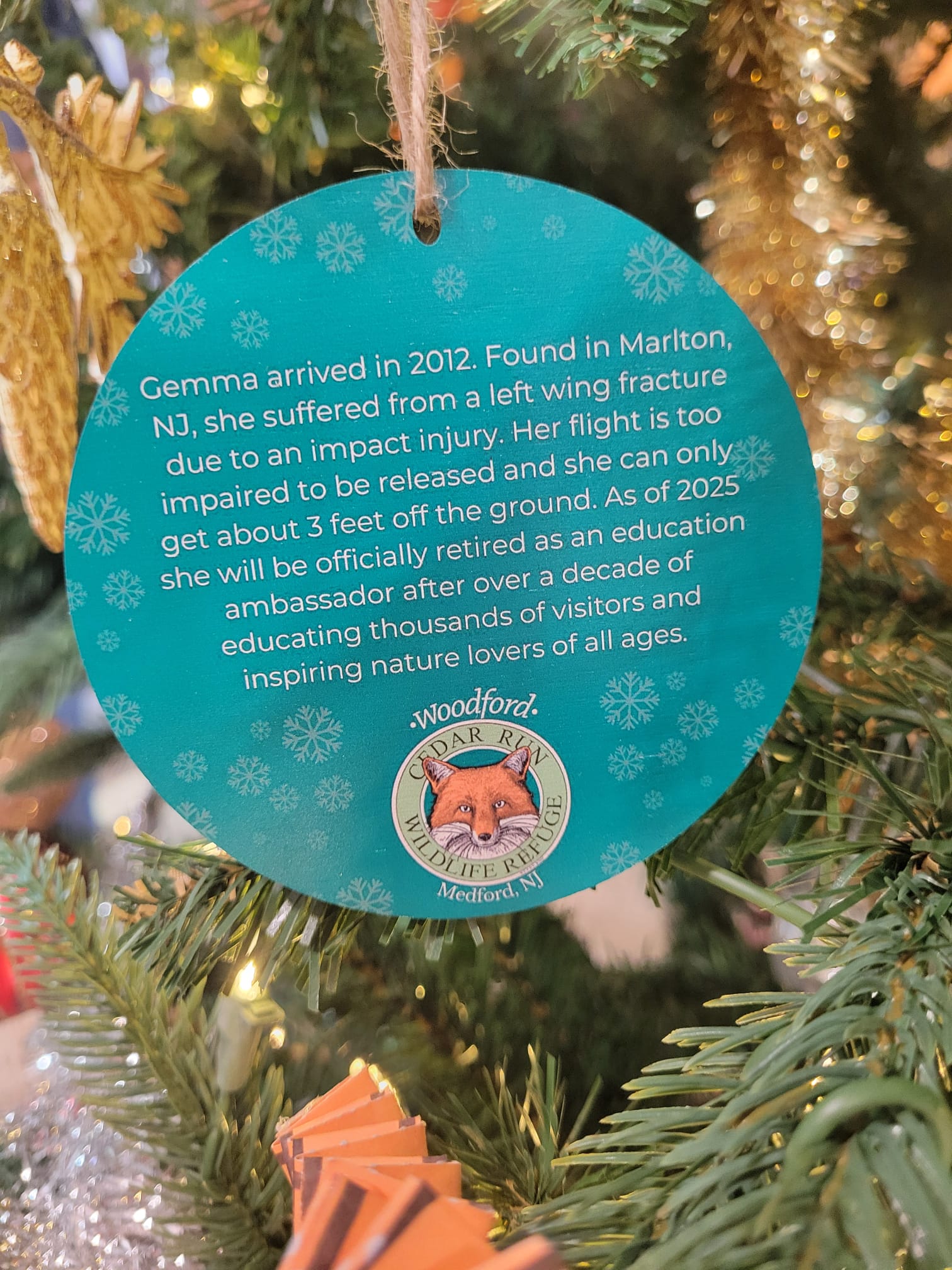 Limited Release Wooden Resident Ornament- Gemma