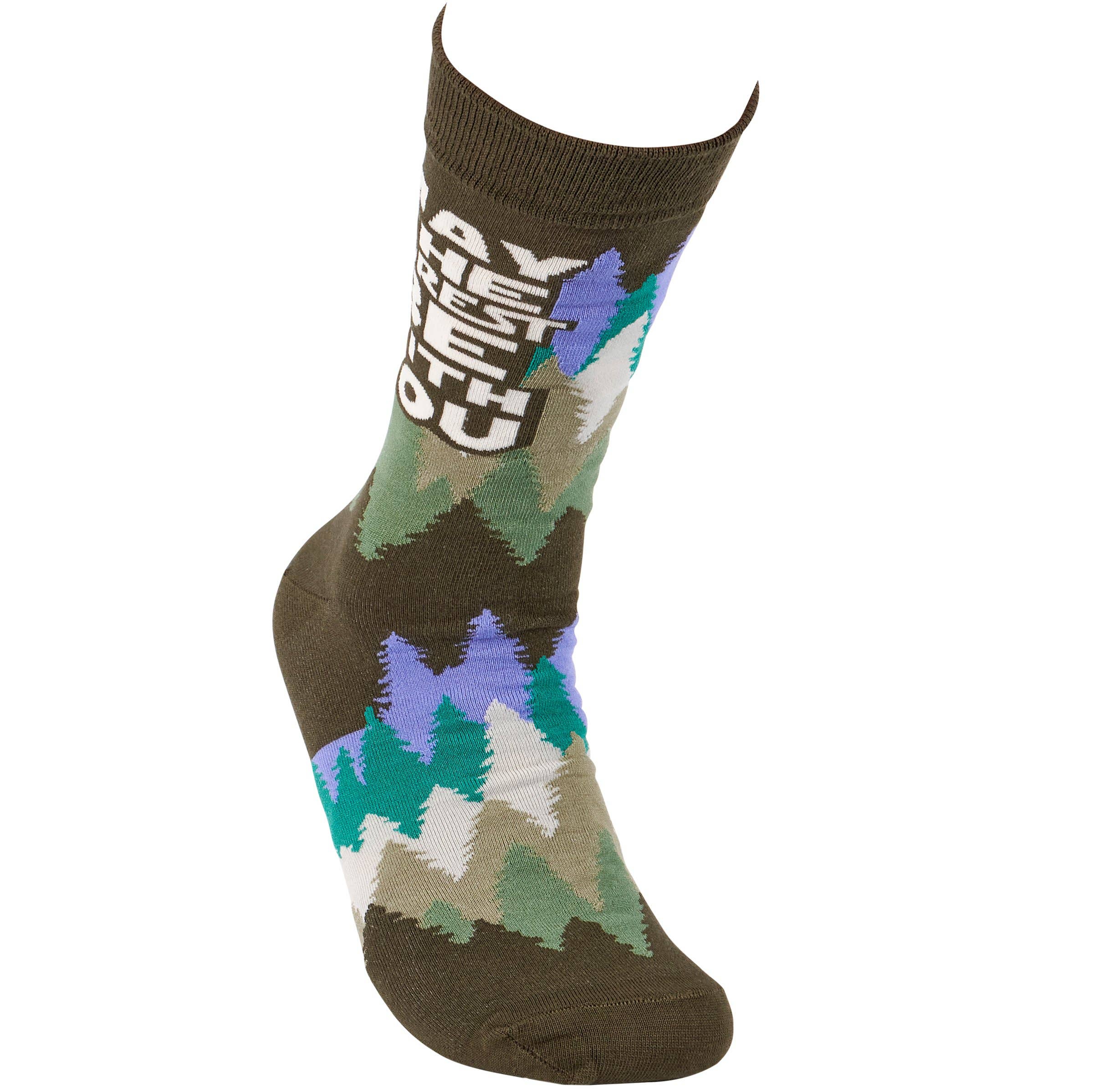 May The Forest Be With You Socks