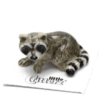 Load image into Gallery viewer, Raccoon Porcelain Miniature
