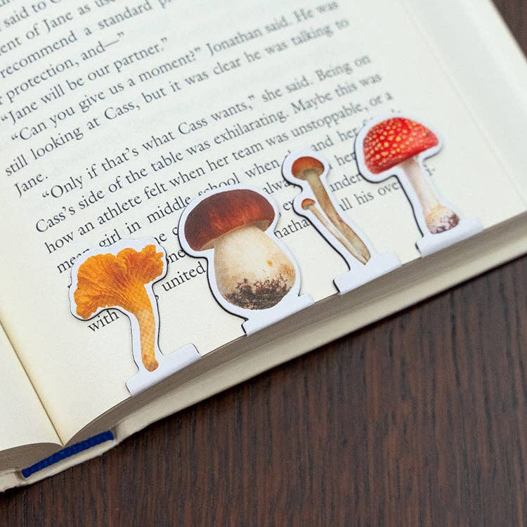 Mushroom Magnetic Bookmarks