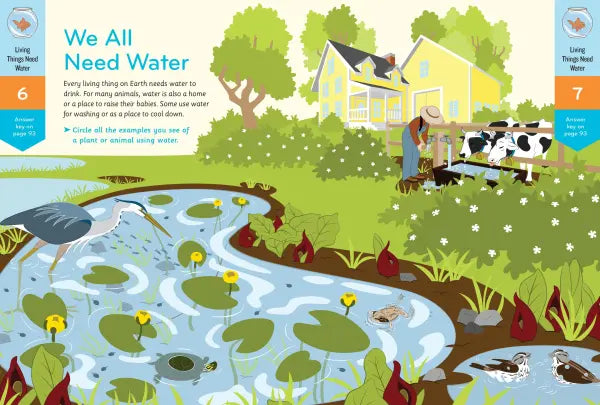 Nature Workbook (Ages 4-6) All About Water