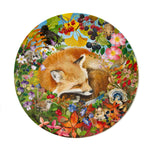 Load image into Gallery viewer, Forest Dream Red Fox 500 Piece Round Puzzle
