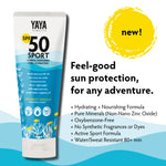 Load image into Gallery viewer, SPORT SPF 50 Pure and Hydrating Mineral Sunscreen
