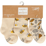 Load image into Gallery viewer, Bees Baby Sock Set
