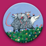 Load image into Gallery viewer, Spring Opossum Magnet

