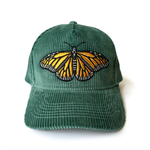 Load image into Gallery viewer, Monarch Butterfly Corduroy Hat
