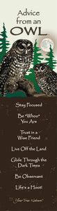 Advice from an Owl Laminated Bookmark