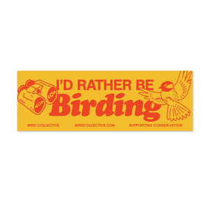 Rather Be Birding Bumper Sticker