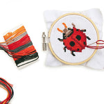Load image into Gallery viewer, Mini Cross Stitch Embroidery Kit - Ladybug
