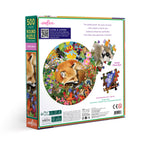 Load image into Gallery viewer, Forest Dream Red Fox 500 Piece Round Puzzle
