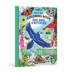 Load image into Gallery viewer, Bugs, Birds &amp; Butterflies Fold-Out Coloring Book

