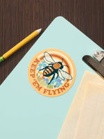 Load image into Gallery viewer, Keep &#39;Em Flying Bee Sticker

