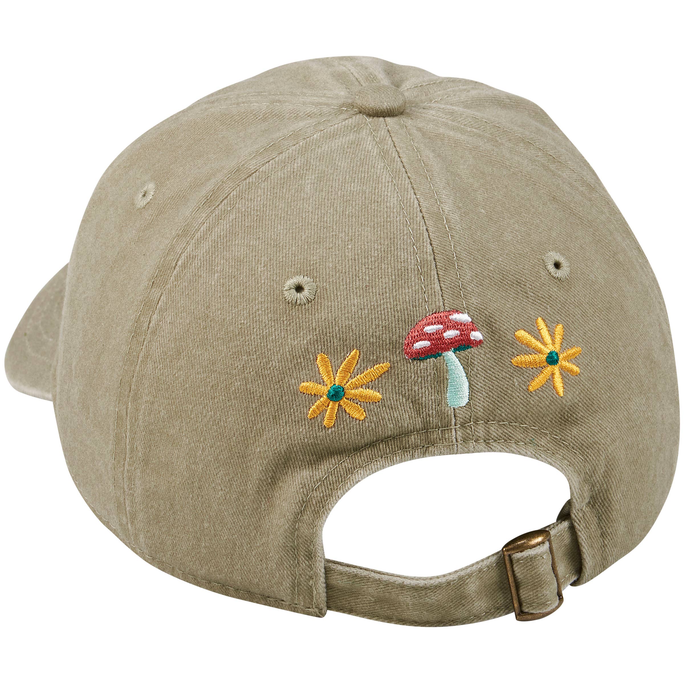 Mushroom and Snail Baseball Cap