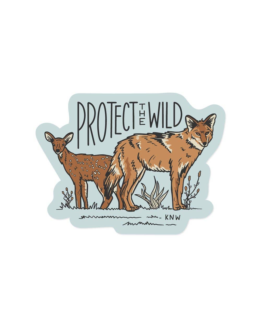 Protect the Wild Sticker