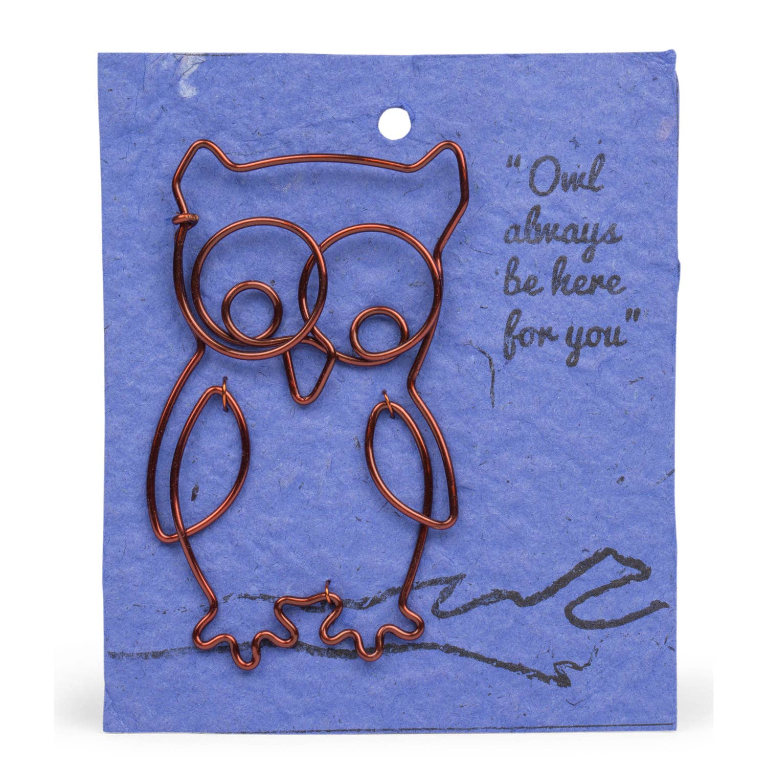 Wire Owl Bookmark