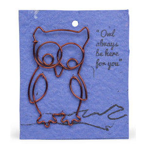 Wire Owl Bookmark